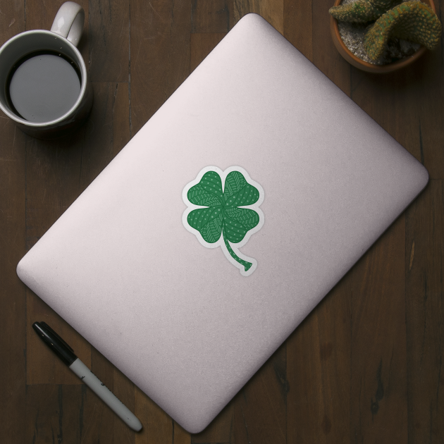 Irish Shamrock Pastel Design by KritwanBlue